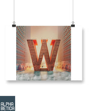 Load image into Gallery viewer, THE LETTER W_Dubōyoo