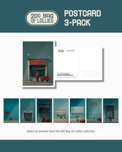Load image into Gallery viewer, Postcard - 3-pack: 20¢ Bag of Lollies
